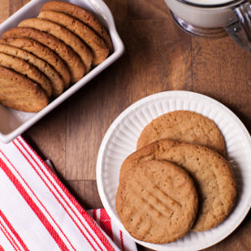 Peanut Butter Cookies - Recipe photo by crackersonthecouch