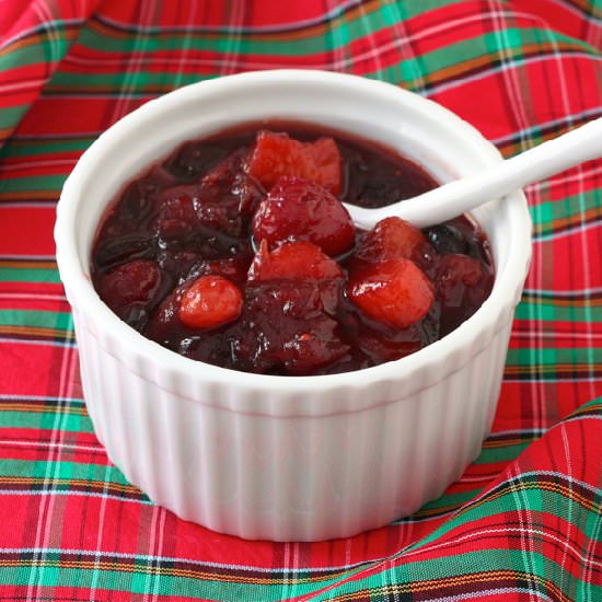 Christmas Cranberry Chutney - Recipe photo by Lizthechef