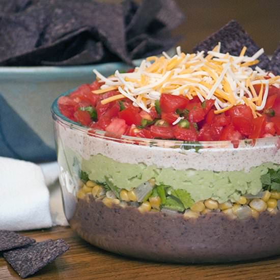 Healthy Five-Layer Dip - Recipe photo by DailyBurn