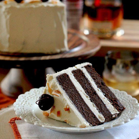 Whisky Old Fashioned Chocolate Cake - Recipe photo by beckysuebakes