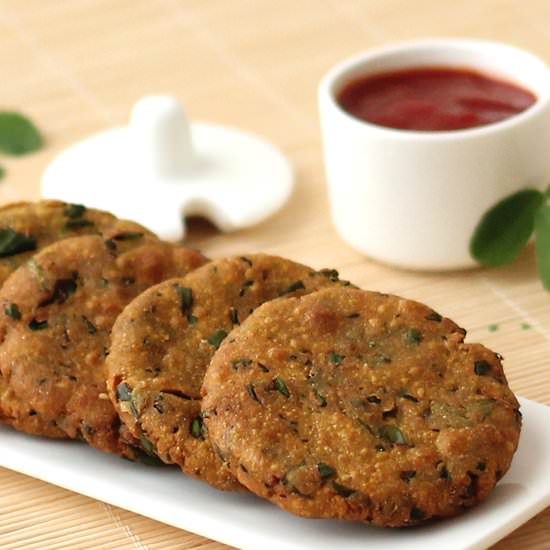 Bajri Methi Dhebra - Recipe photo by foodviva