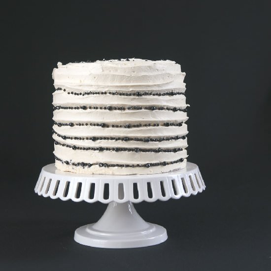 Black & White Cake - Recipe photo by hungryrabbitnyc
