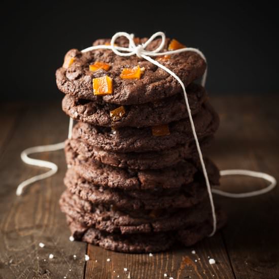 Candied Orange & Chocolate Cookies - Recipe photo by goodiesavolonte
