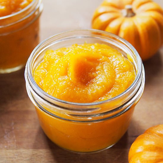 Homemade Pumpkin Puree - Recipe photo by gardenbetty