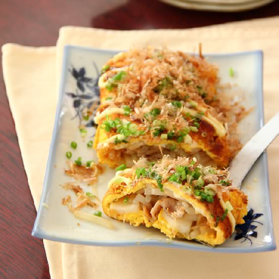 Tonpeyaki (豚平焼き) - Recipe photo by mykitchen