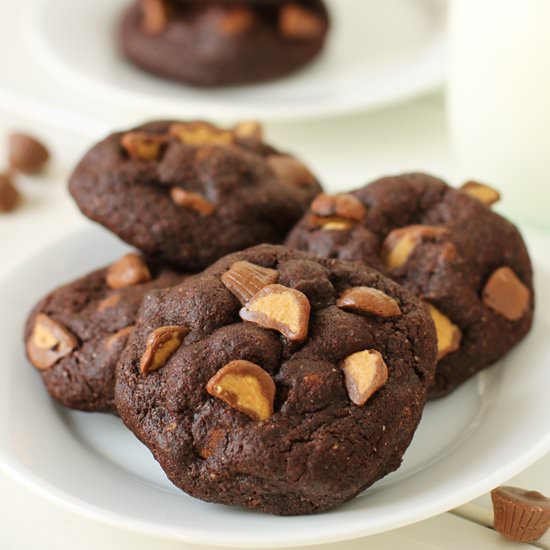 Peanut Butter Cup Cookies - Recipe photo by texanerin