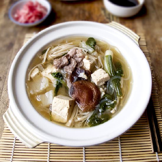 Nabe (yosenabe) Japanese hot pot - Recipe photo by misspickledplum