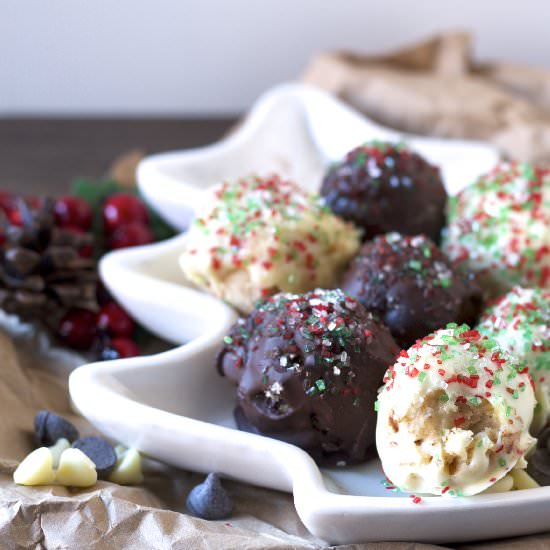 Vanilla Coconut Protein Truffles - Recipe photo by proshapefitness