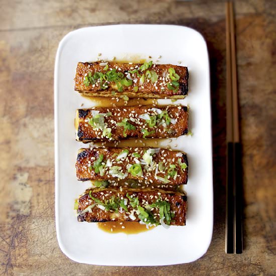 Tofu Dengaku - Recipe photo by misspickledplum