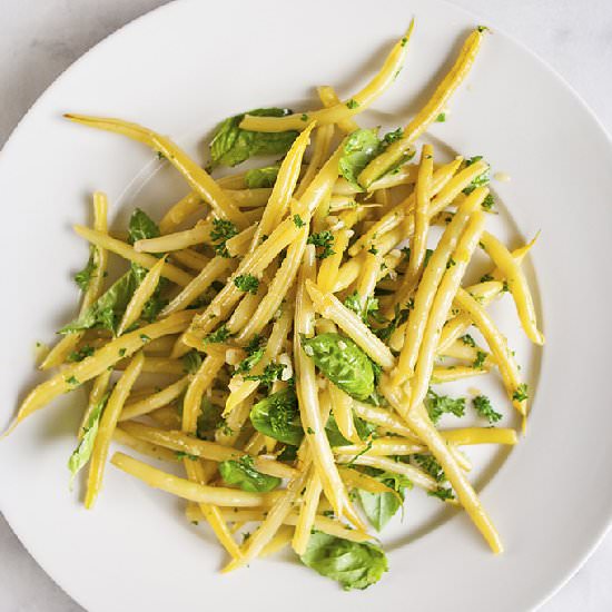 French Beans with Garlic & Herbs - Recipe photo by Bijouxs