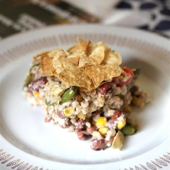 Tex-Mex Barley Bake Casserole - Recipe photo by cicirose