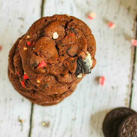 Chocolate Peppermint & Oreo Cookies - Recipe photo by MandysRecipeBox