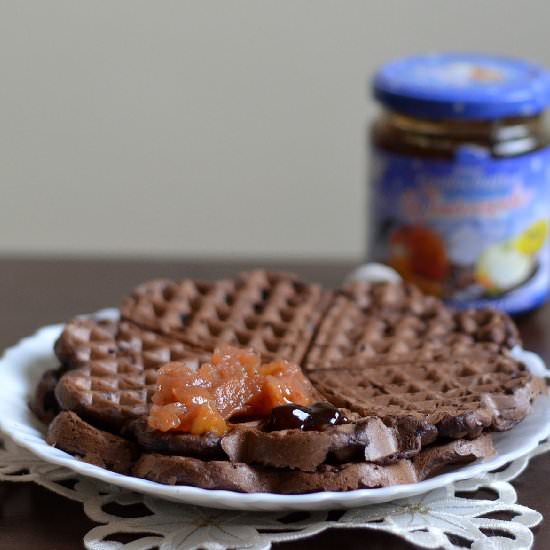 Vegan Chocolate Waffles - Recipe photo by whiness
