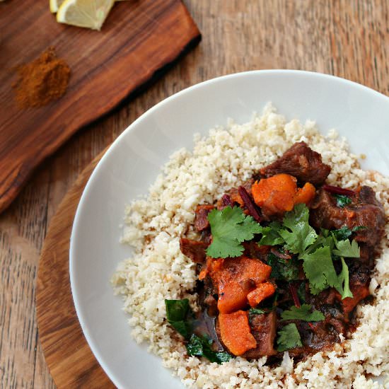Easy Moroccan Beef Stew w/ Lemons - Recipe photo by And Here We Are...