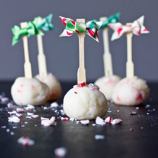 No Bake Candy Cane Cookie Bites - Recipe photo by sweetcsdesigns