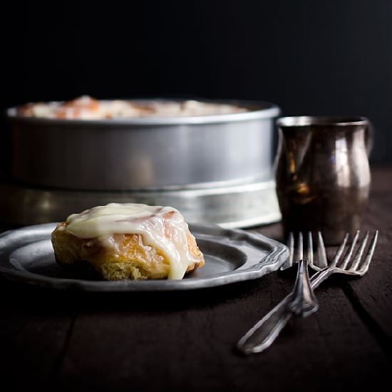 Orange Cardamom Cinnamon Buns - Recipe photo by Savory Simple