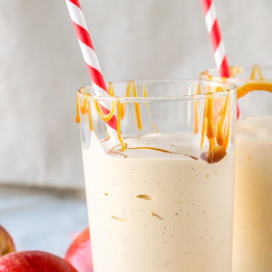 Caramel Apple Cider Reduction Shake - Recipe photo by The Food Charlatan