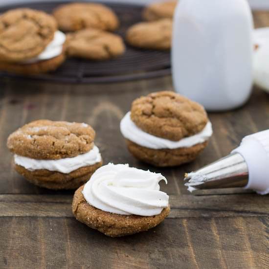 Gingerbread Sandwich Cookies - Recipe photo by spicysouthernkitchen