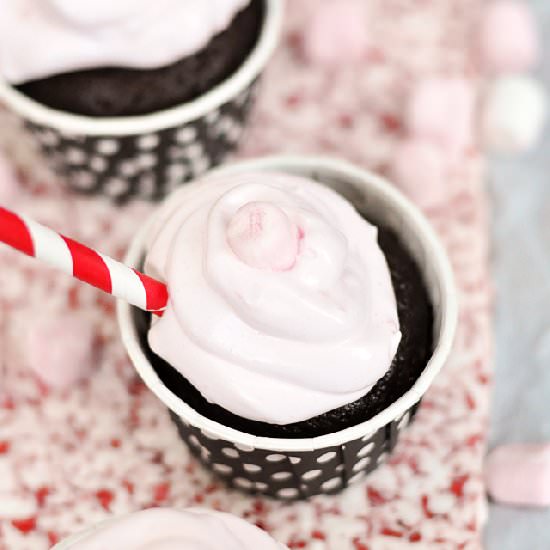 Hot Chocolate Cupcakes - Recipe photo by Cherished Bliss