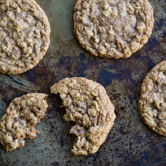Gluten Free Oatmeal Toffee Cookies - Recipe photo by deliciousbydre