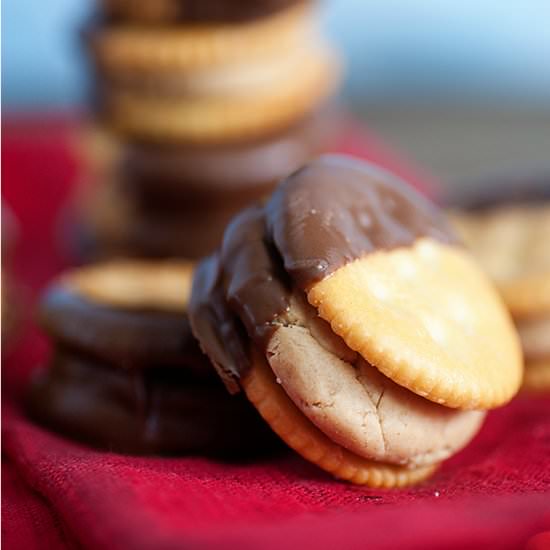 Buckeye Ball Sandwiches - Recipe photo by Karly
