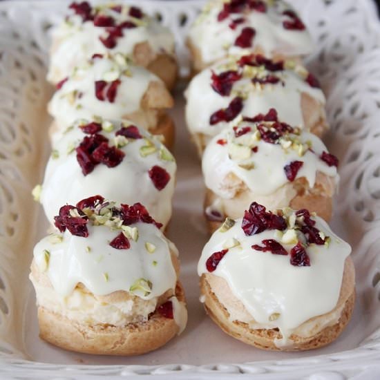 Profiteroles for Christmas - Recipe photo by rustic kitchen