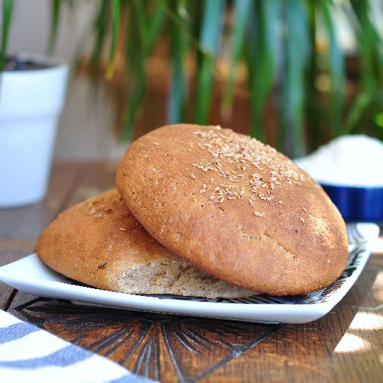 Coconut Cilantro Spelt Bread - Recipe photo by bitter baker