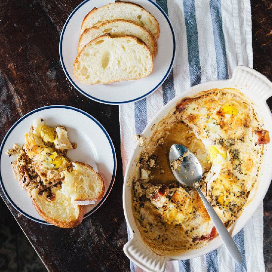 Baked Eggs - Recipe photo by brijam35