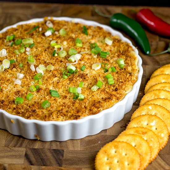 Hot Jalapeno & Chili Popper Dip - Recipe photo by The Midnight Baker