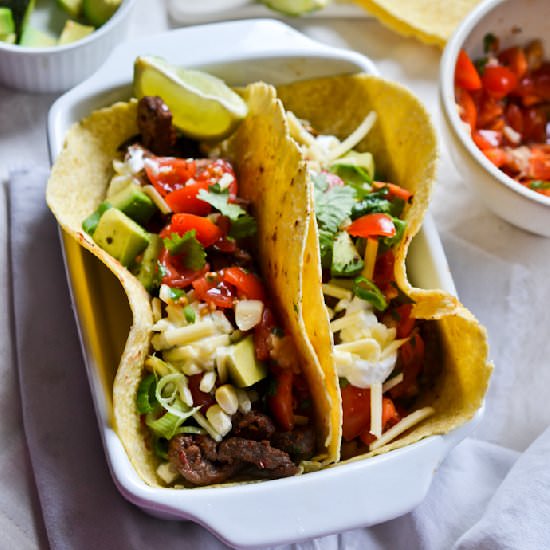 Spicy Beef Fajitas - Recipe photo by Health Inspirations