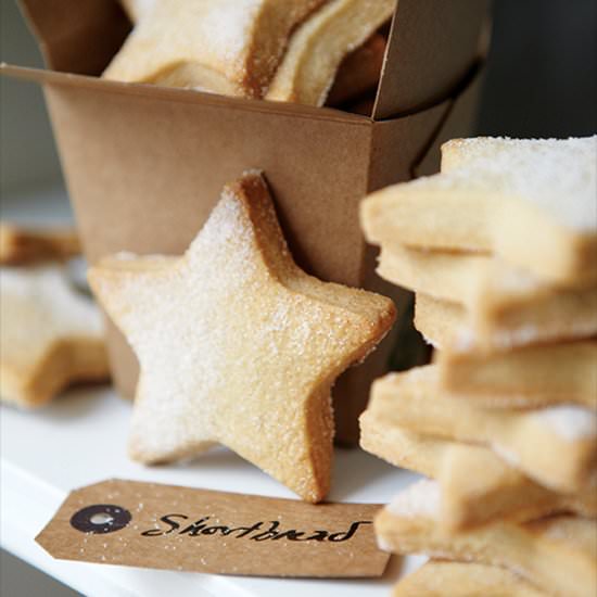 Shortbread Stars - Recipe photo by Bloomsbury Cooks