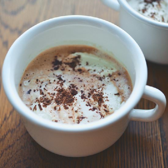 Grown-Up Hot Chocolate - Recipe photo by theroamingkitchen