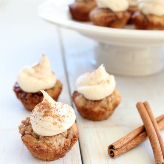Gluten Free Cinnamon Roll Cupcakes - Recipe photo by Whitney Bond