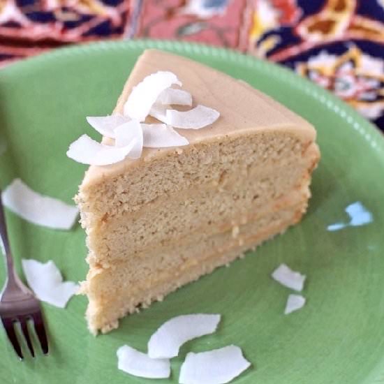 Healthy Coconut Cake, Guilt Free! - Recipe photo by dessertswithbenefits