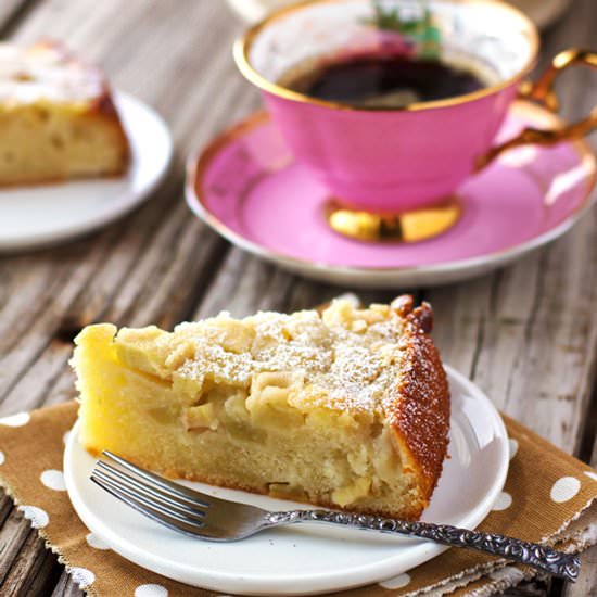 French Apple Cake - Recipe photo by foolproofliving.com