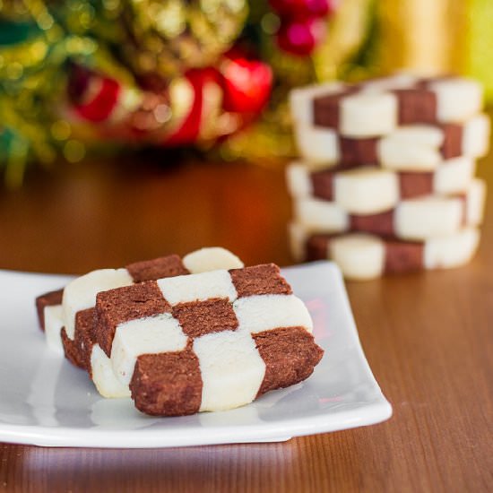 Checkerboard Cookies - Recipe photo by jocooks