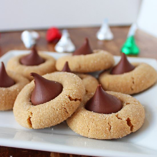 Peanut Butter Blossoms - Recipe photo by If You Give A Blonde A Kitchen