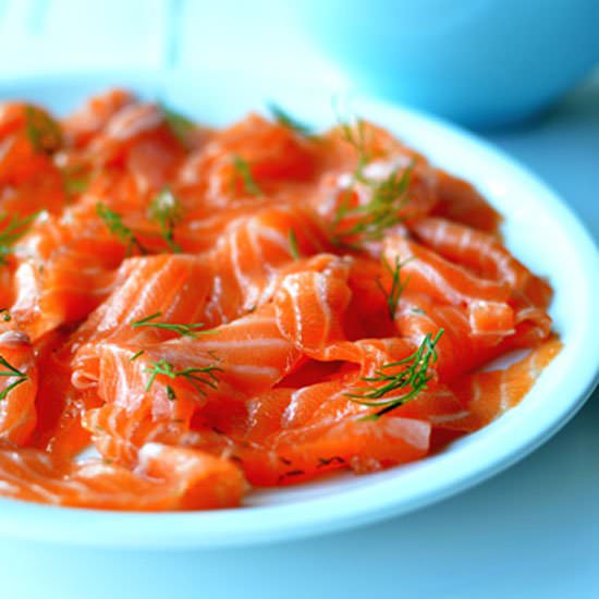 Lightly Cured Salmon - Recipe photo by TableMatters