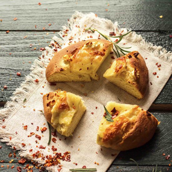 Four Cheese Mini Breads - Recipe photo by kulinarnimisli