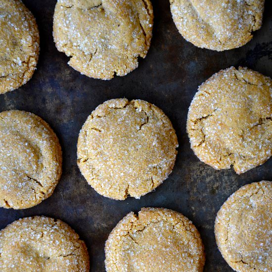 Soft and Chewy Ginger Cookies - Recipe photo by justataste