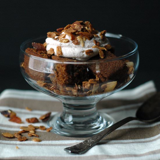 Gingerbread & Granola Parfait - Recipe photo by alocalchoice