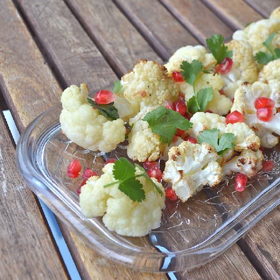 Roasted Cauliflower Salad - Recipe photo by Swiss MIss in the Kitchen