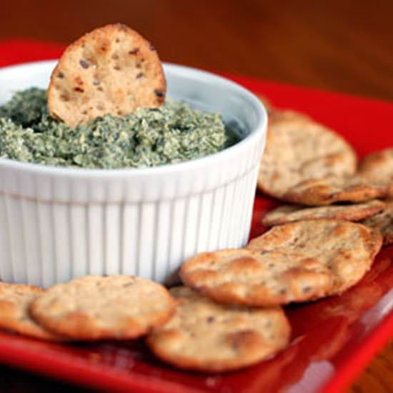 Artichoke-Spinach Dip - Recipe photo by Circle B Kitchen