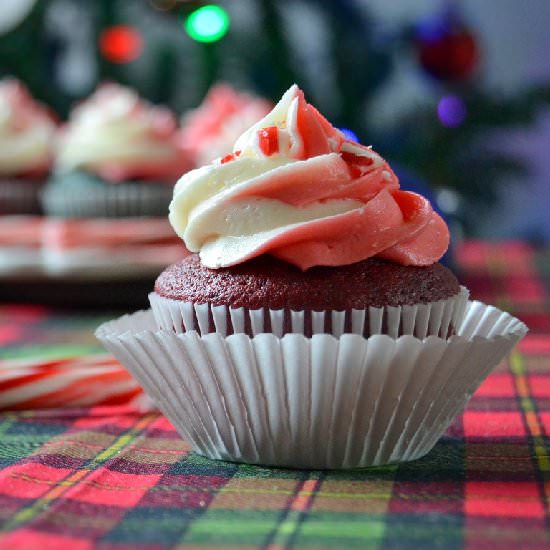 Red & Green Velvet Cupcakes - Recipe photo by Fair Robin Revival
