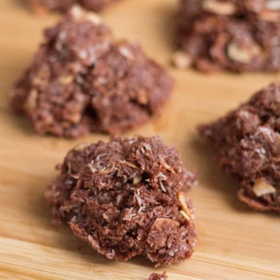 Grain Free Chocolate Haystacks - Recipe photo by LowCarbOneDay