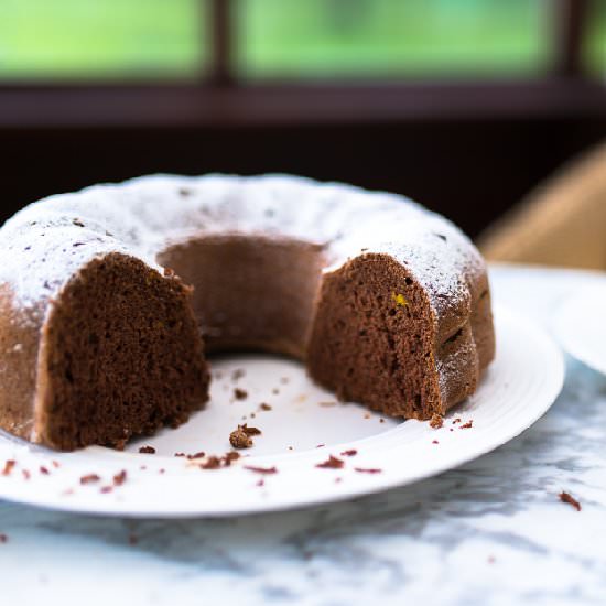 Chocolate Angel Food Cake - Recipe photo by mondomulia
