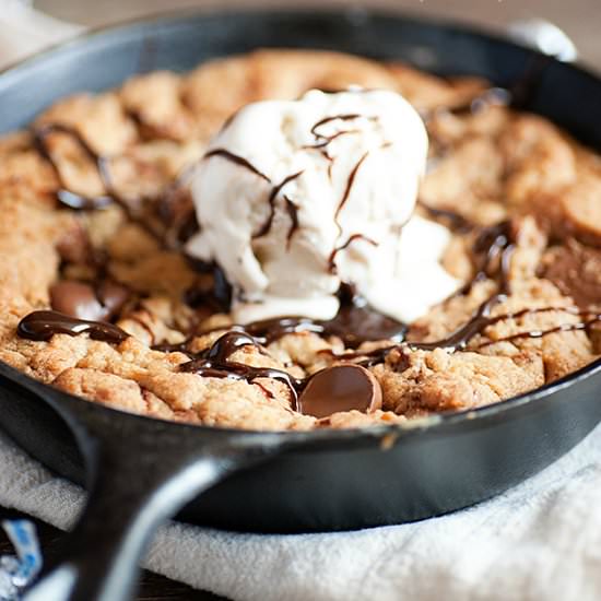 Hershey's Kisses Skillet Cookie - Recipe photo by Karly