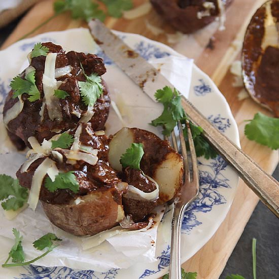 Chocolate Red Wine Beef Stew - Recipe photo by Running to the Kitchen