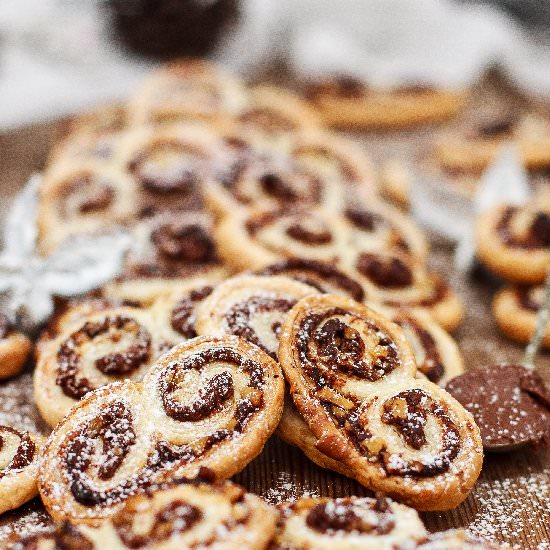 Nutella Hazelnut Palmiers - Recipe photo by vikalinka