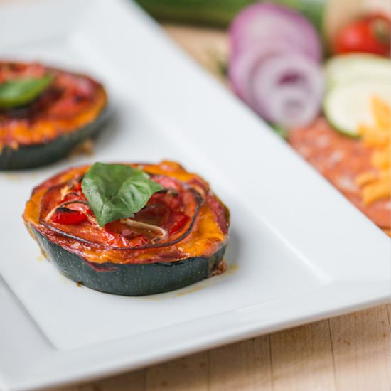 Zucchini Pepperoni Pizzas - Recipe photo by bsinthekitchen